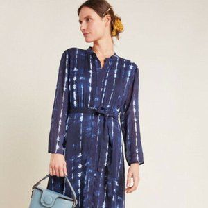 Anthropologie Cloth & Stone Bita Tie-dye Shirtdres